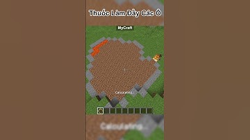 Thuốc Lấp Đầy Hố Minecraft #shorts #minecraft