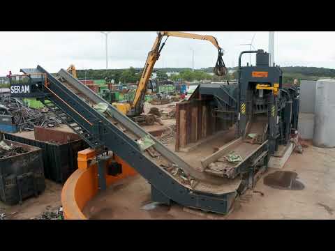 LEFORT 1300T Lidex side compression shear @Van Hoef Metal Recyling