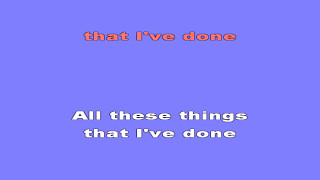 The Killers - All These Things That I've Done (Karaoke Lyrics) chords