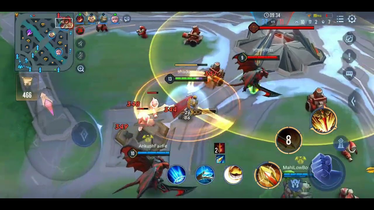 playing clash of titan. shadow claw