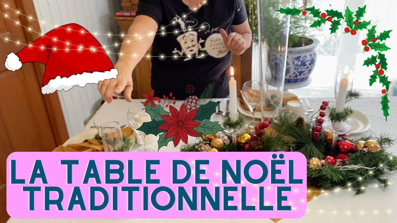 Centre de table de Noël maison, style traditionnel - Épisode 2