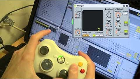 Controlling the Flanger on Ableton Live using Ensemble