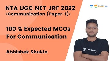 100 % Expected MCQs For Communication | Abhishek Shukla | Let