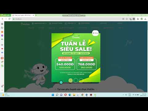 Video Hướng dẫn cách đăng nhập vào VioEdu trên máy tính - youtube