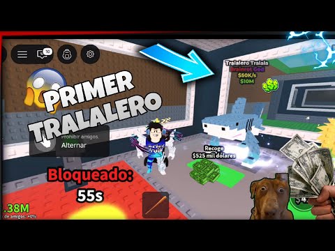 CONSIGO MI PRIMER TRALALERO TRALALA 🦈⚡ STEAL A BRAINROT| ROBLOX