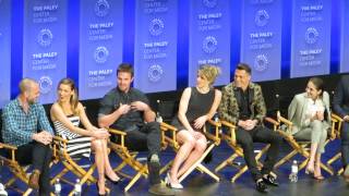 PaleyFest2015 Arrow Panel--The Arrow casts chooses their League of Assassins names