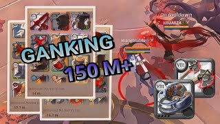 ALBION ONLINE | TEAM GANKING | HOW TO FARM SILVER IN GANKING | BEARPAWS AND CLAWS | PVP GANKING |