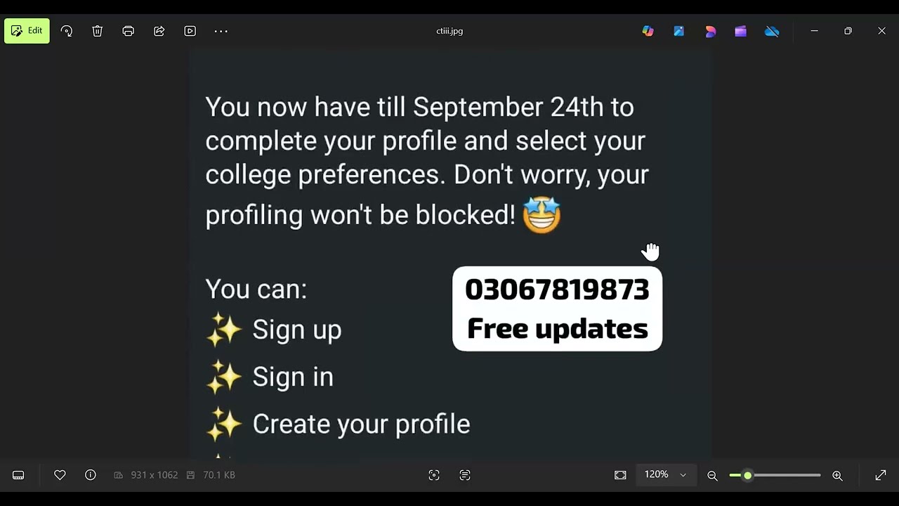 CTI update || congratulations 👏 || college select details & last date extend 😊