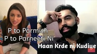 Parmish Verma Proposing Parineeti Chopra My First Love New Punjabi Videos 2017 YouTube