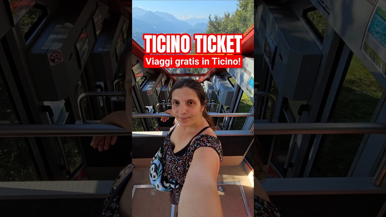 🇨🇭 In TICINO puoi viaggiare AGGRATISSE su tutti i 🚂🚍🚎 grazie al TICINO TICKET!