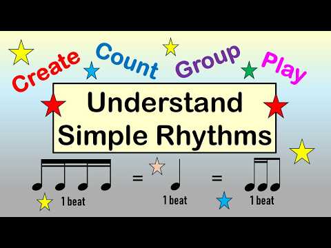 UNDERSTAND SIMPLE RHYTHMS - Creating, Counting, Grouping, Playing Rhythms - In detail!