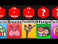 Probability comparison weirdest things about the female body