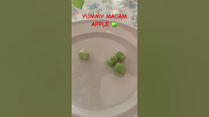 ASMR YUMMY MAOAM APPLE #shortvideo #snacks #childrenfavourite#yummy #shorts #viral
