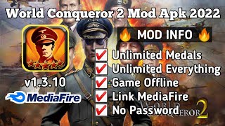 Download World Conqueror 2 (Mod Apk) v1.3.10 || Unlimited Medals || No Password 2022 screenshot 1