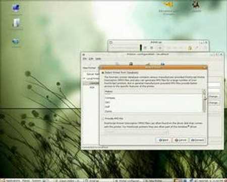 Adding a network printer in Ubuntu Linux