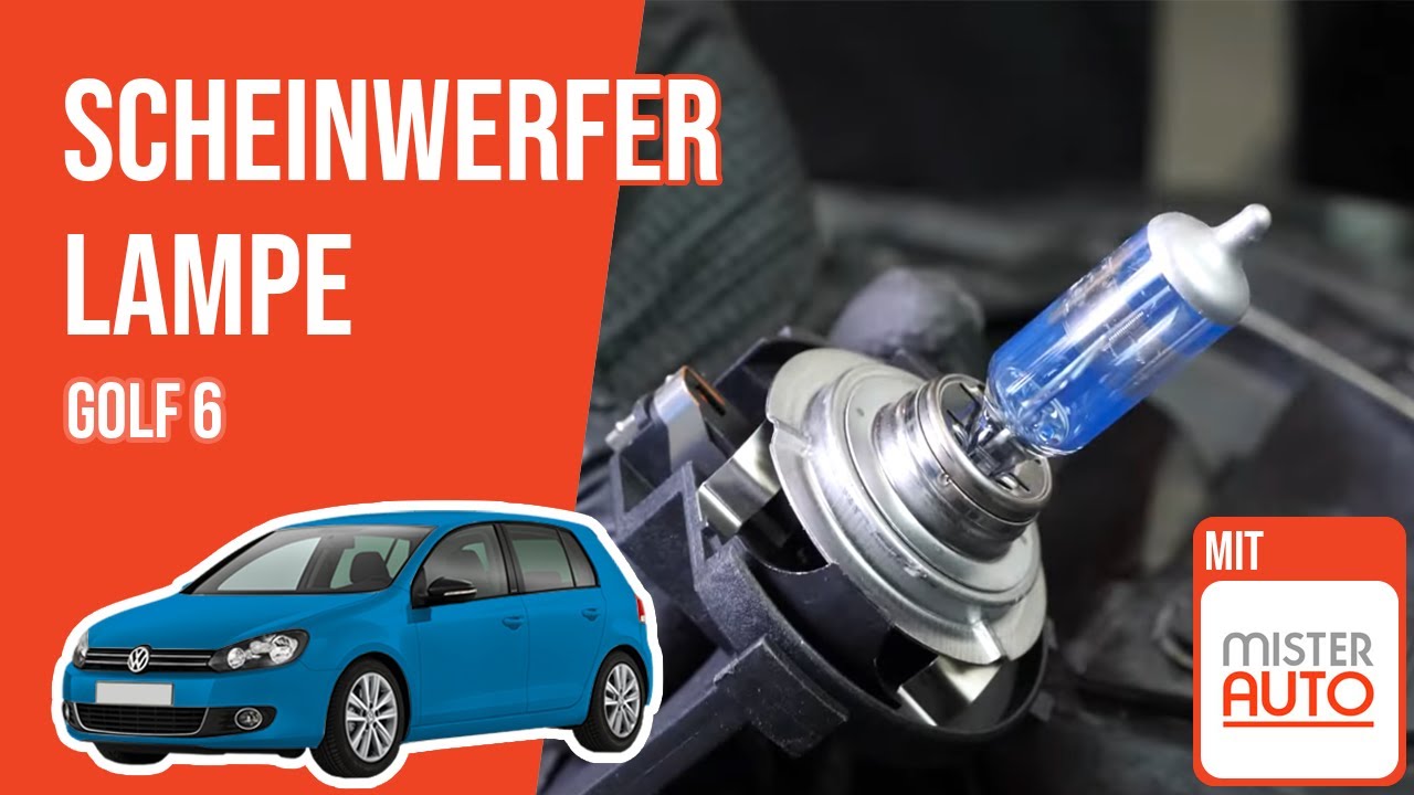 Wie Golf 6 Scheinwerfer Lampe wechseln 💡 