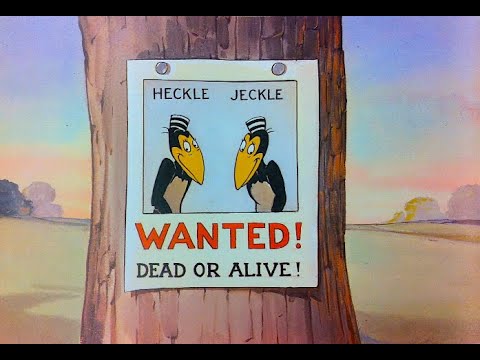 Terrytoons Heckle and Jeckle A Merry Chase 1950 classic cartoon