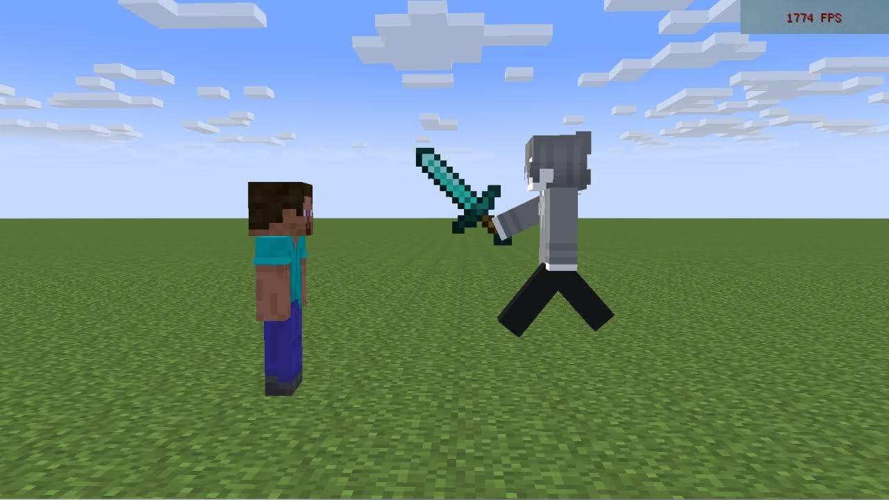 Minecraft PVP on 1500fps