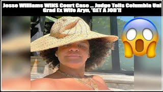 Aah😮! Jesse Williams WINS Court Case … Judge Tells Columbia Uni Grad Ex Wife Aryn, ’GET A JOB’!!