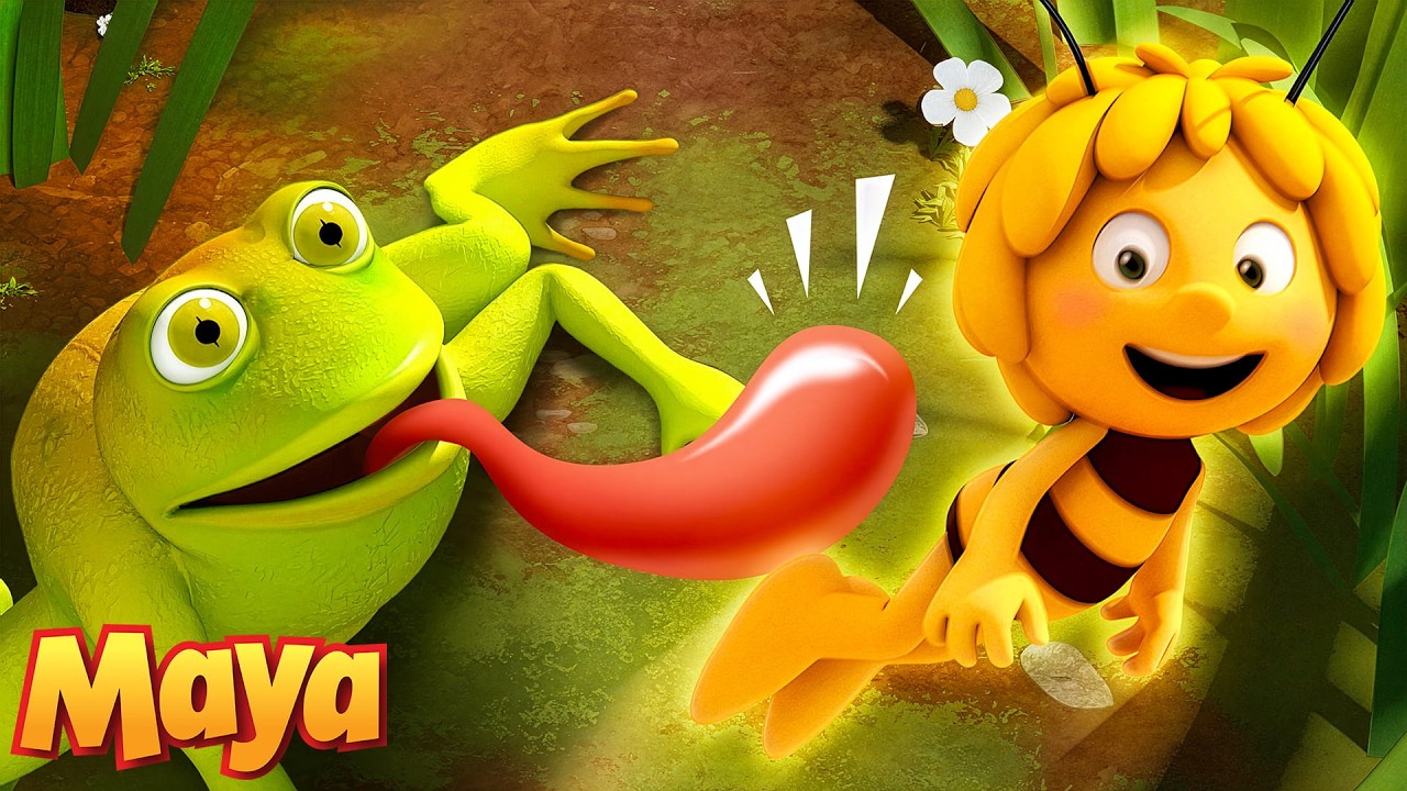 ¡Maya rescata a Theo del peligro de las ranas! 🐸🚫 Maya la abeja | Dibujos animados para niños