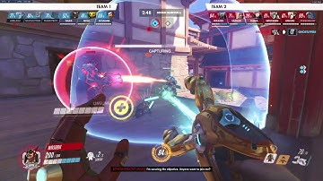 Overwatch - Hanamura easy point capture!