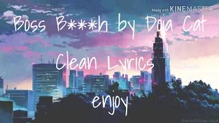 Boss B***h by Doja Cat Clean lyrics