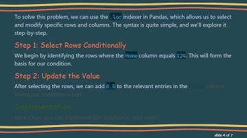 How to Update Values in a Pandas DataFrame Based on Specific Conditions