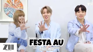 「 FESTA AU || LISA x JHOPE x JUNGKOOK || HOPELISKOOK || FANMADE 」 Resimi