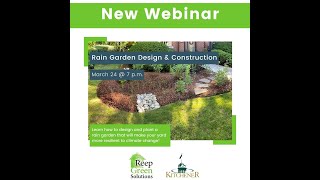 Healthy Yards: Rain Garden Design & Construction