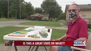 Tired of forgetting your mask This Cherokee Elder makes creative solutions