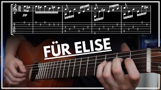Für Elise (Beethoven) - Guitar Tabs & Sheet Music