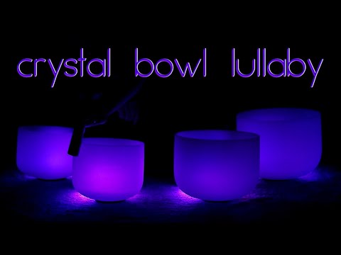 Lullaby Sound Bath For Gentle Sleep | Crystal Bowl Healing | Meditation Music