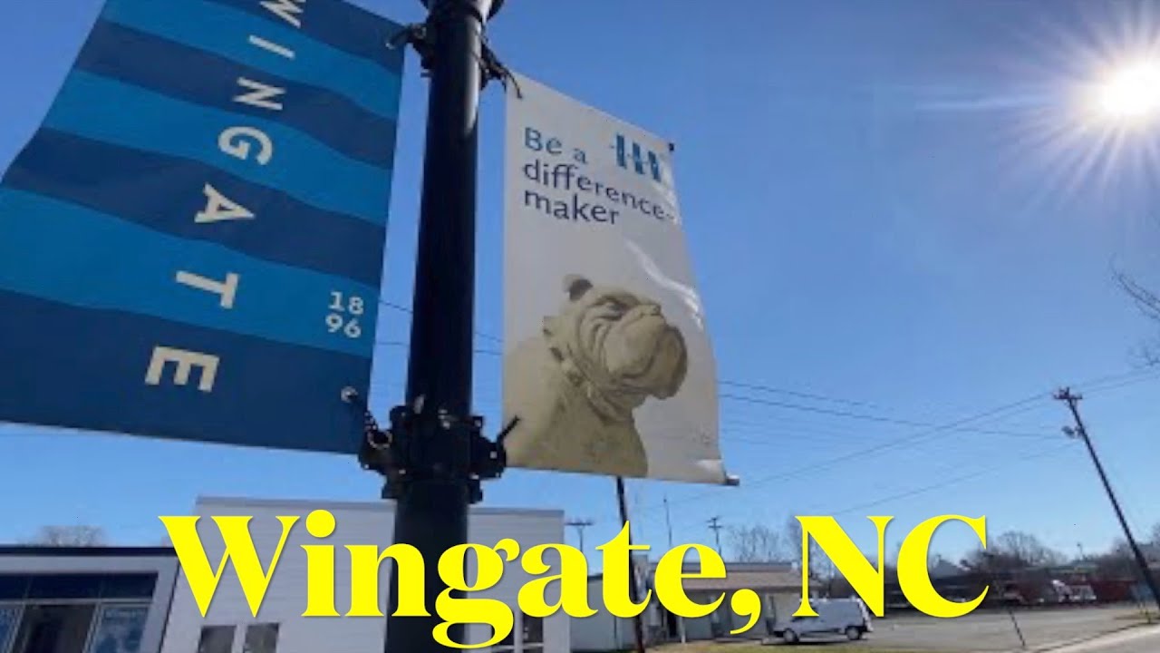 I'm visiting every town in NC Wingate, North Carolina YouTube