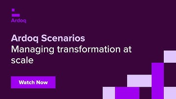 Managing transformation at scale with Ardoq