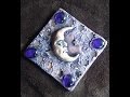 DIY- Boho Moon Tile -Polymer Clay