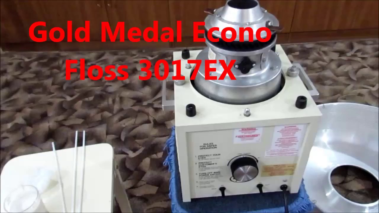 ⁣Аппарат сахарной ваты Gold Medal Econo Floss 3017EX - Обзор
