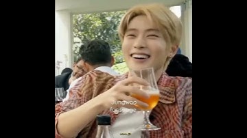 jaehyun laughing because of jungwoo #jungwoo #jaehyun #dojaejung #nct127 #