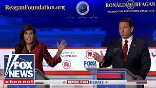 ‘Totally wrong’: DeSantis, Haley spar over energy policy