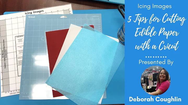 Cutting Edible Paper with #Cricut Explore