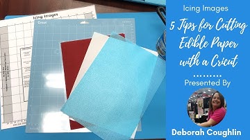 Cutting Edible Paper with #Cricut Explore