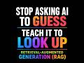 Retrieval-Augmented Generation (RAG) Explained: How AI Searches Before It Answers