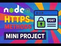 Node.js HTTPS Methods | Build Mini Project from Scratch.#nodejs #coding#programming#technology