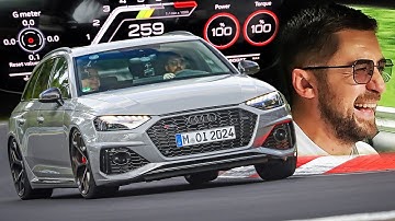 NO AUDISTEER, EPIC Handling: AUDI RS 4 Competition Plus // Nürburgring