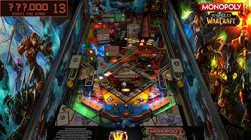 World of Warcraft Monopoly Pinball VPX