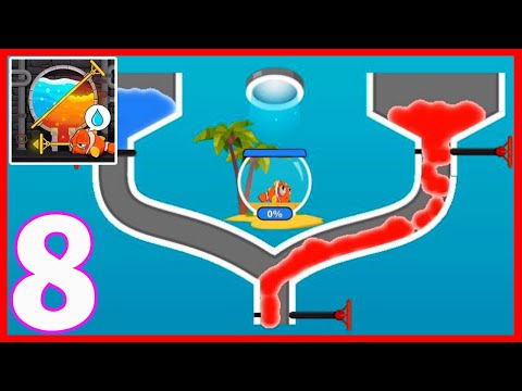 Water Puzzle - Gameplay Walkthrough Part 8 - All Levels (Android,iOS)