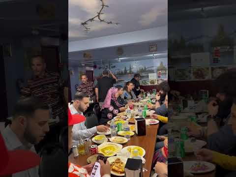 اطيب الاكلات الحلبية السورية مبروك للعروسين احلى خطبة واحلى ناس من فلسطين الحبيبةمن شيكاغو