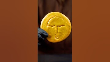 Squid game dalgona candy with 2 ingredients #shorts