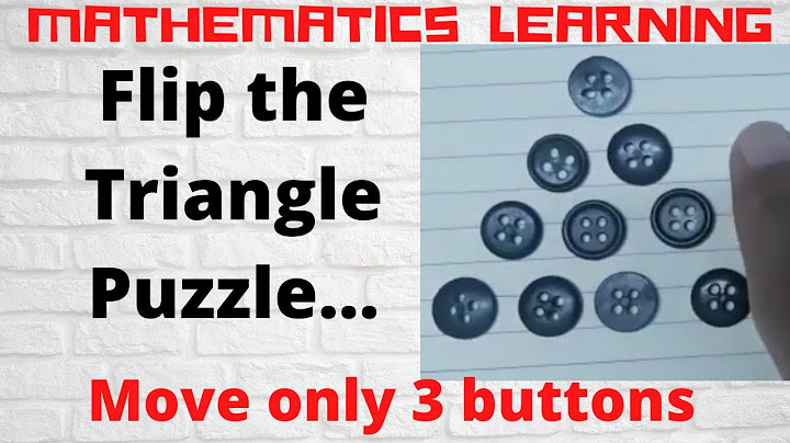 Recreational Puzzle | Flip the Triangle Puzzle