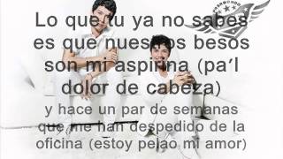 Miniatura de vídeo de "El Besito de Pasabordo   Letra"