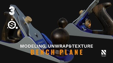 TIMELAPSE Game Asset Bench Plane | Autodesk3dsMax/SubstancePainter